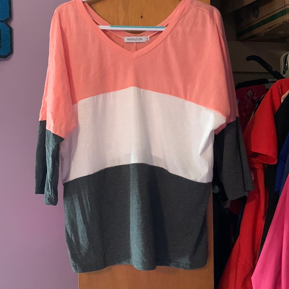 3/4 sleeve t shirt